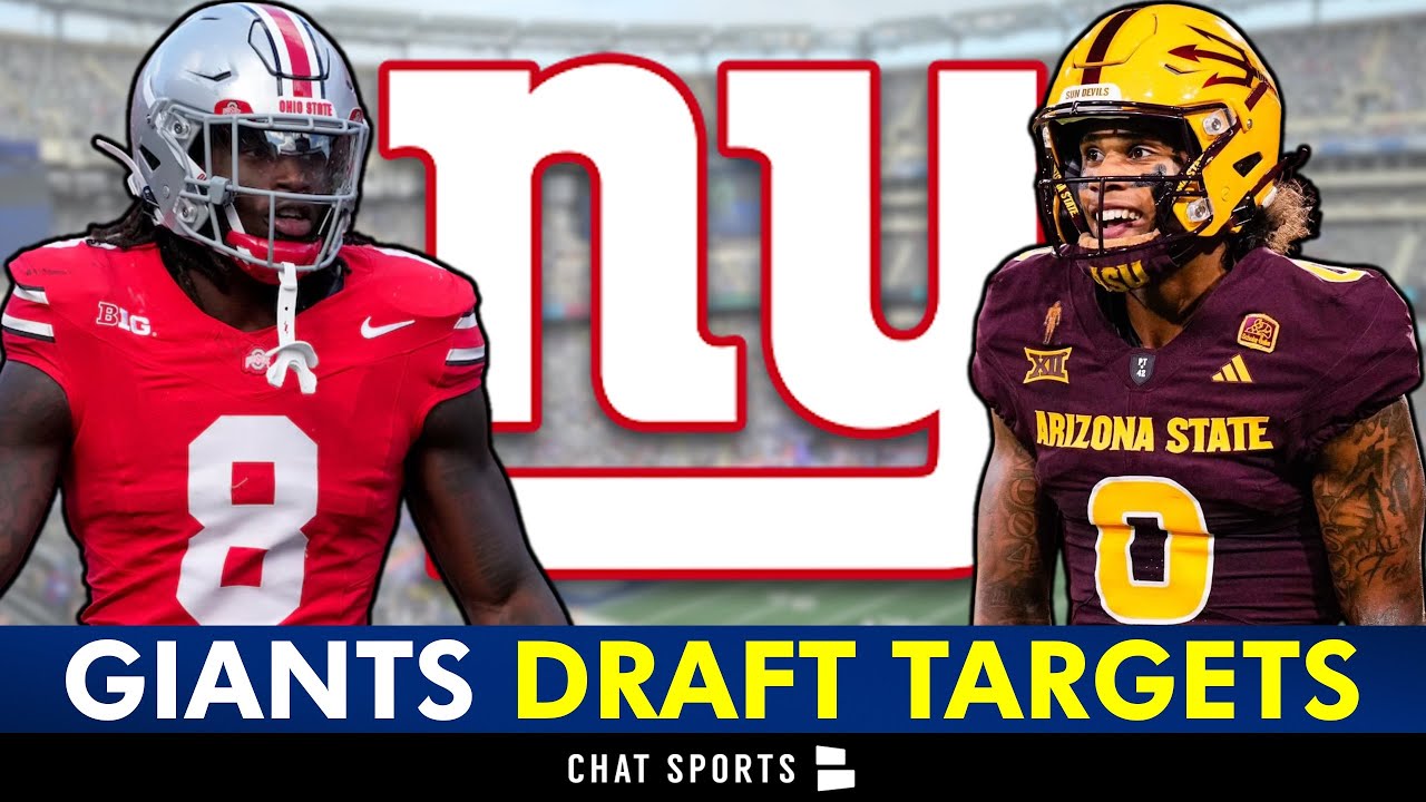 Giants Draft Targets REVEALED By NFL Draft Expert Dane Brugler | NY Giants News