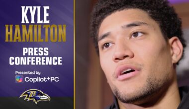 Kyle Hamilton 'Excited' to Go Up Against Drake Maye | Baltimore Ravens
