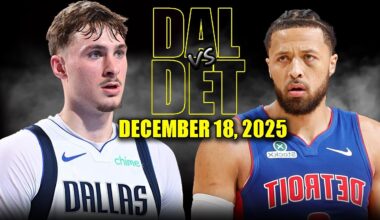 Dallas Mavericks vs Detroit Pistons Full Game Highlights – December 18, 2025 | NBA Season