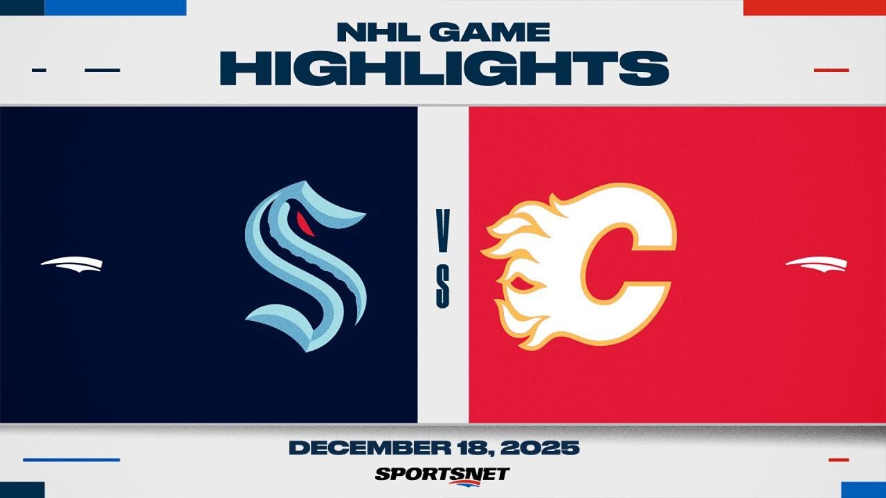 NHL Highlights | Kraken vs. Flames - December 18, 2025