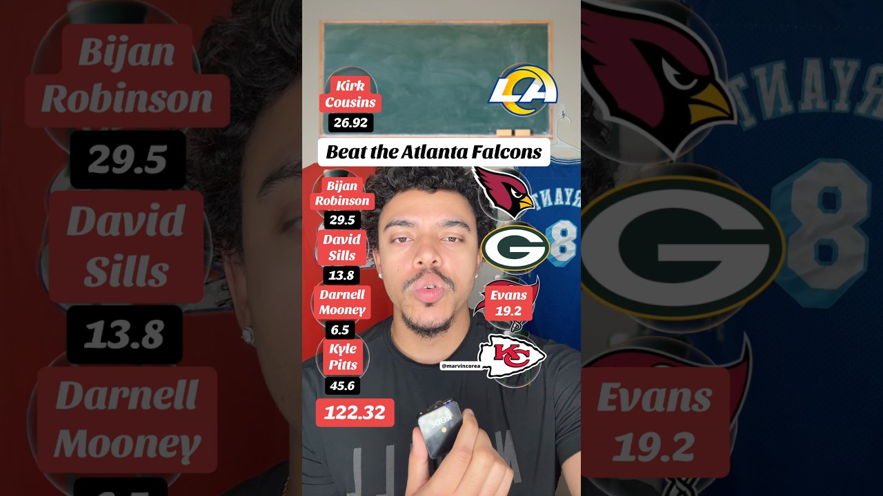 Beat the Atlanta Falcons in Fantasy Football 🏈