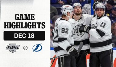 HIGHLIGHTS: LA Kings at Tampa Bay Lightning | 12.18.25