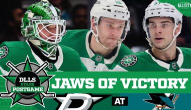 Johnston Scores Twice, Birthday Boy Oettinger Shines As Stars Out-Gun Sharks 5-3