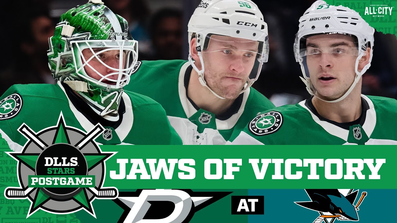 Johnston Scores Twice, Birthday Boy Oettinger Shines As Stars Out-Gun Sharks 5-3