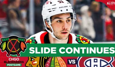 BLACKHAWKS POSTGAME: Nazar SNAPS Goal Drought, Chicago Drops 4th Straight vs MTL | CHGO Blackhawks
