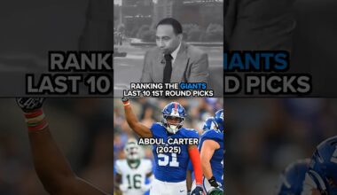 RANKING THE GIANTS FIRST ROUND PICKS #giants #nygiants #nfl #fantasyfootball #nflfootball