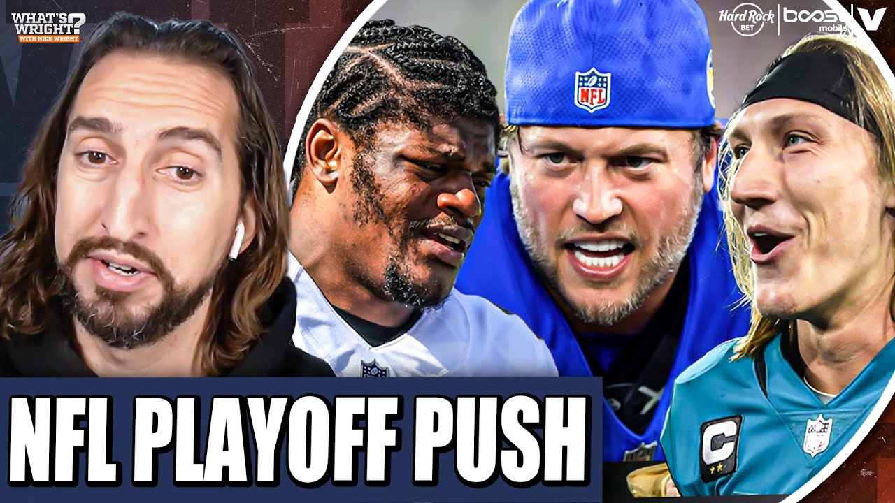 Rams-Seahawks BATTLE for 1 seed, Lamar’s LAST SHOT, Jaguars SUPER BOWL caliber? | Nick Wright NFL