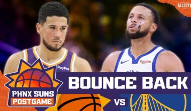 POSTGAME: Phoenix Suns, Devin Booker GET CLUTCH With BOUNCE BACK Win Over Warriors, Curry
