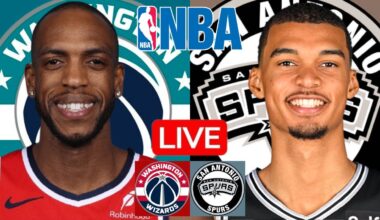 LIVE: WASHINGTON WIZARDS vs SAN ANTONIO SPURS | NBA | PLAY BY PLAY | SCOREBOARD