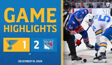 Game Highlights: Rangers 2, Blues 1 (OT)