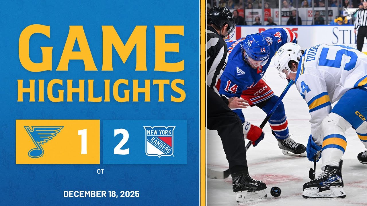 Game Highlights: Rangers 2, Blues 1 (OT)