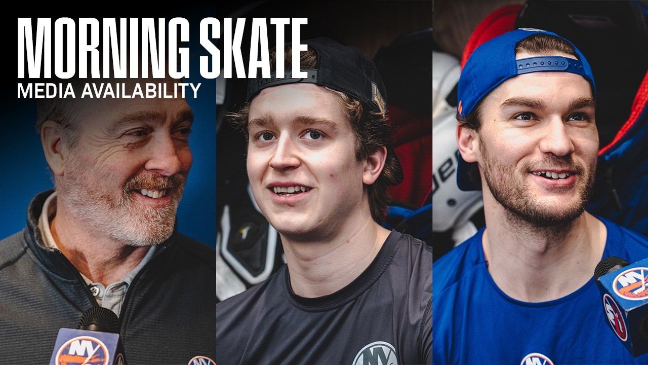New York Islanders Morning Skate Availability | NYI vs VAN