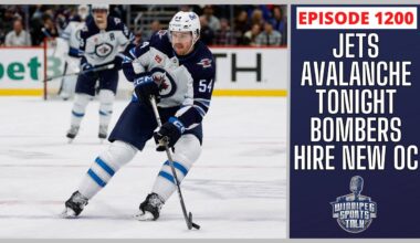 Winnipeg Jets at Colorado Avalanche tonight, Blue Bombers hire new offensive coordinator