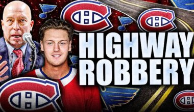 KENT HUGHES COMMITTED HIGHWAY ROBBERY ON THE ST LOUIS BLUES: THIS HABS TRADE IS GETTING EVEN BETTER