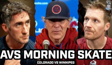 Jared Bednar & Avs on Message In The Room & More Before Game vs Jets