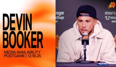 Devin Booker Postgame Media Availability vs Golden State Warriors | Phoenix Suns 12-18-25
