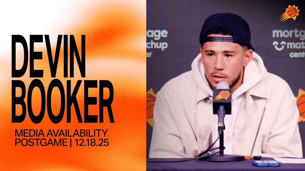 Devin Booker Postgame Media Availability vs Golden State Warriors | Phoenix Suns 12-18-25