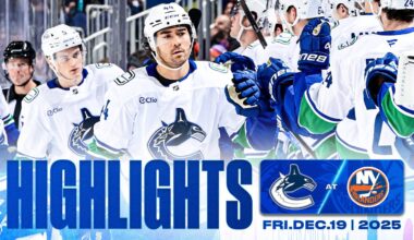 Game in 10 | Vancouver Canucks at New York Islanders Highlights (Dec 19, 2025)