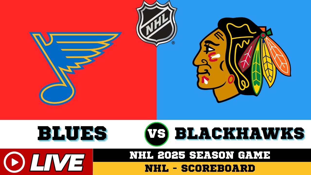 LIVE : Chicago Blackhawks Vs St. Louis Blues | NHL 2025 | NHL Live SCOREBOARD | Dec 13 2025