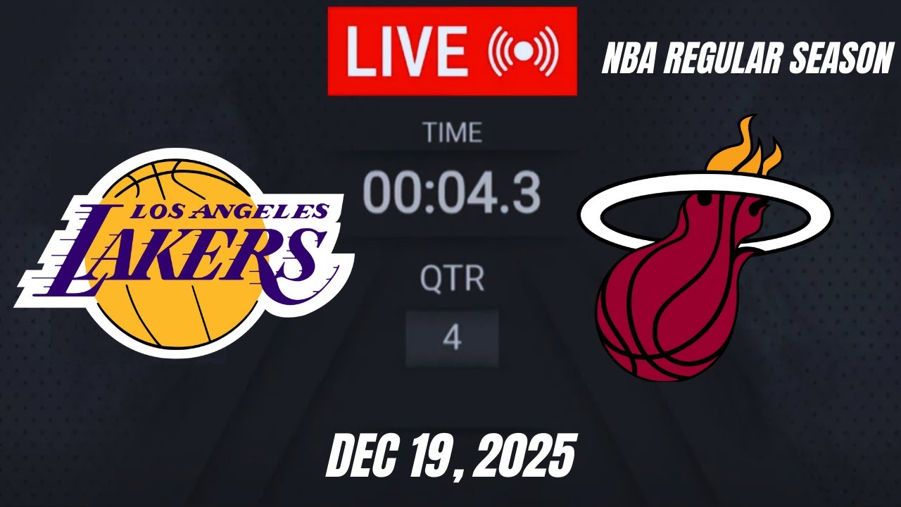 NBA LIVE! Los Angeles Lakers vs Miami Heat | December 19, 2025 | Lakers vs Heat LIVE (2K26)