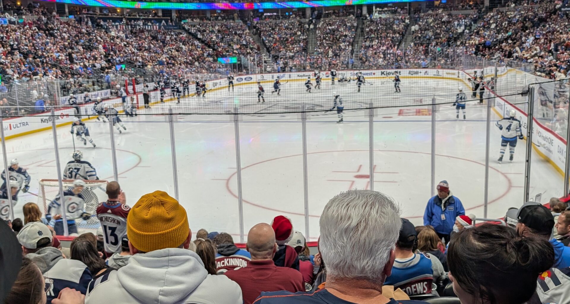 Checking in for the 3rd, Necas back on the ice