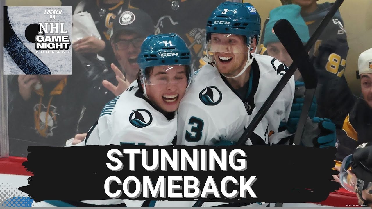 GAME NIGHT: The Sharks stage an EPIC comeback, Jarry makes his Oilers DEBUT and Hellebuyck RETURNS