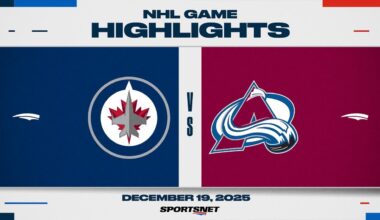NHL Highlights | Jets vs. Avalanche - December 19, 2025