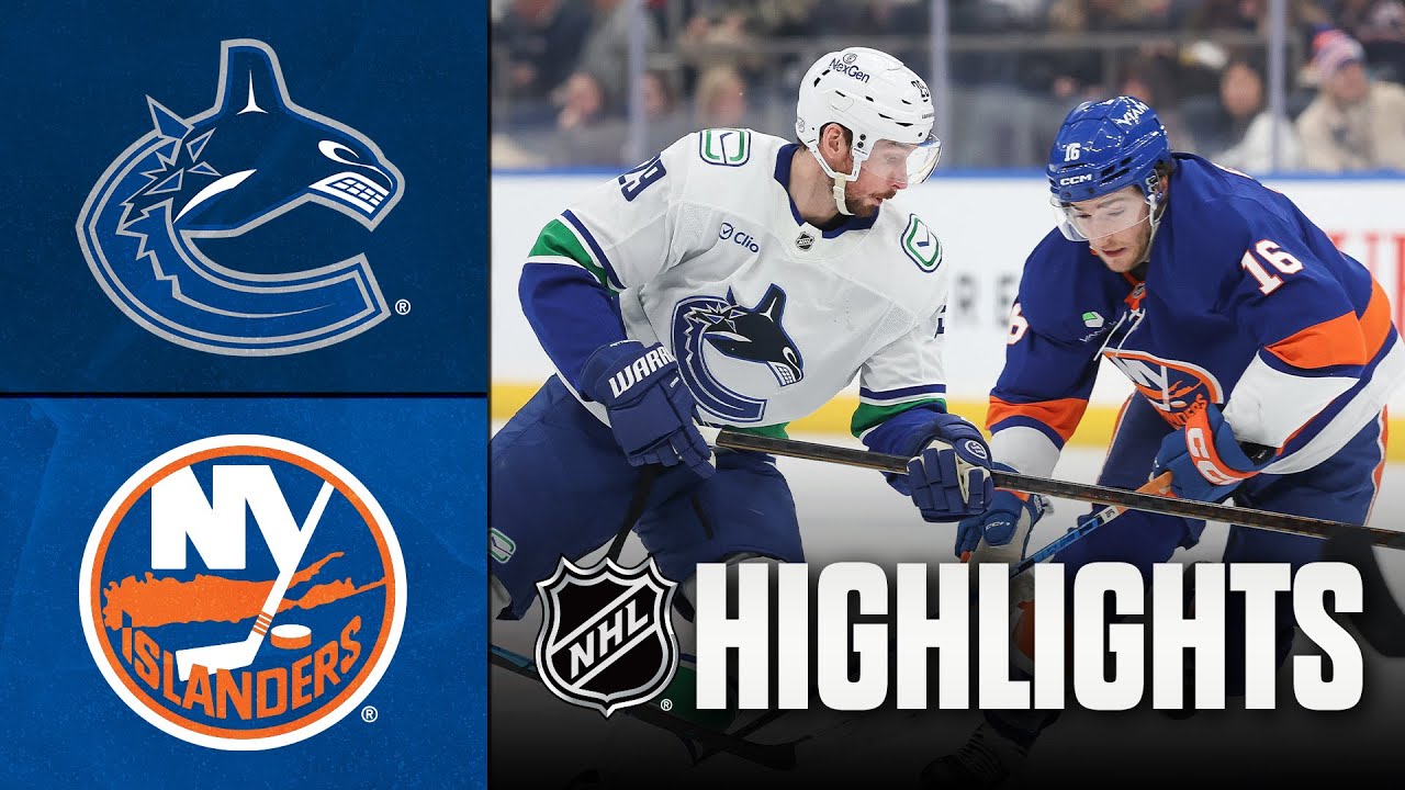 Canucks vs. Islanders | NHL Highlights | December 19, 2025