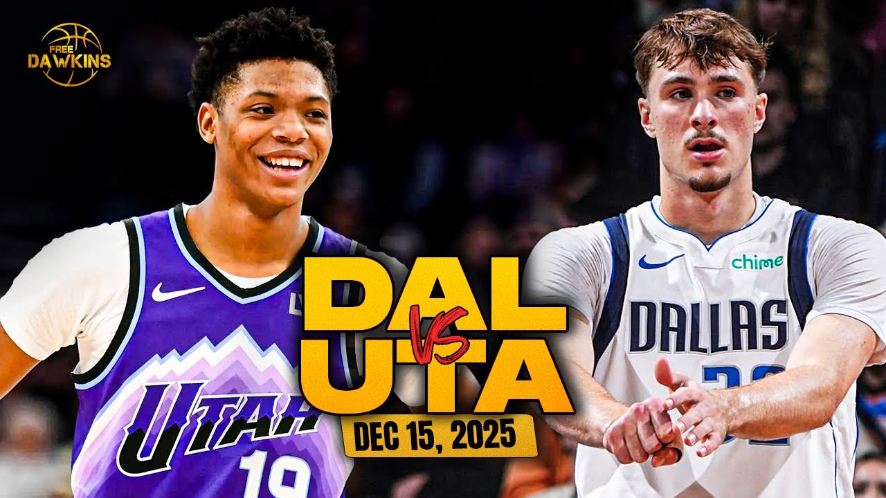 Dallas Mavericks vs Utah Jazz Full Game Highlights | Dec 15, 2025  | FreeDawkins