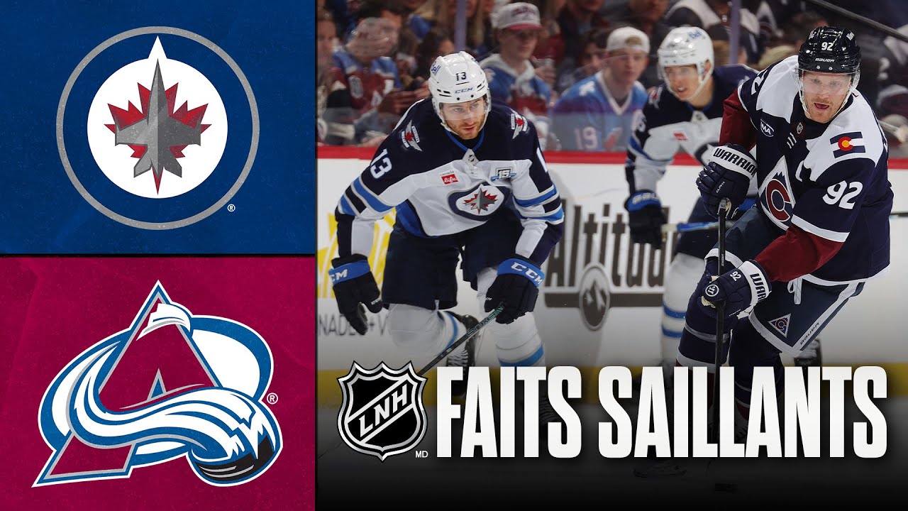 Jets vs Avalanche 19/12/25 | Faits saillants