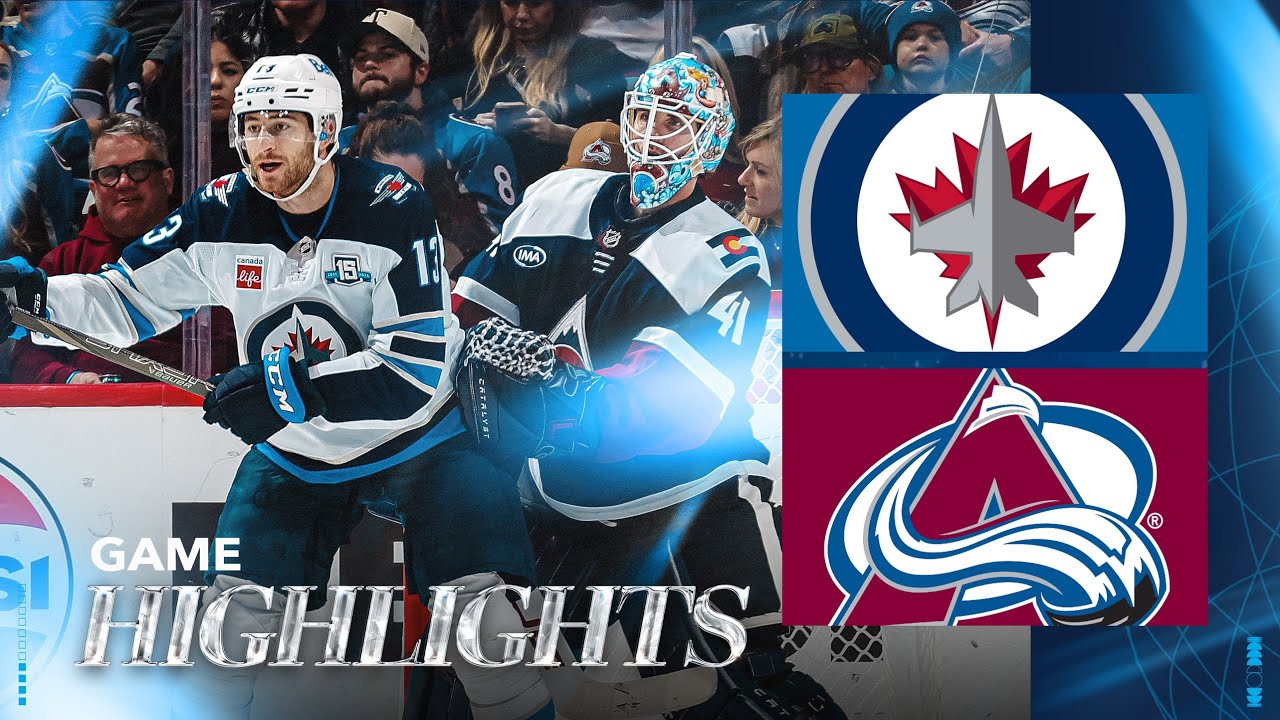 Colorado Avalanche vs. Winnipeg Jets - Game Highlights