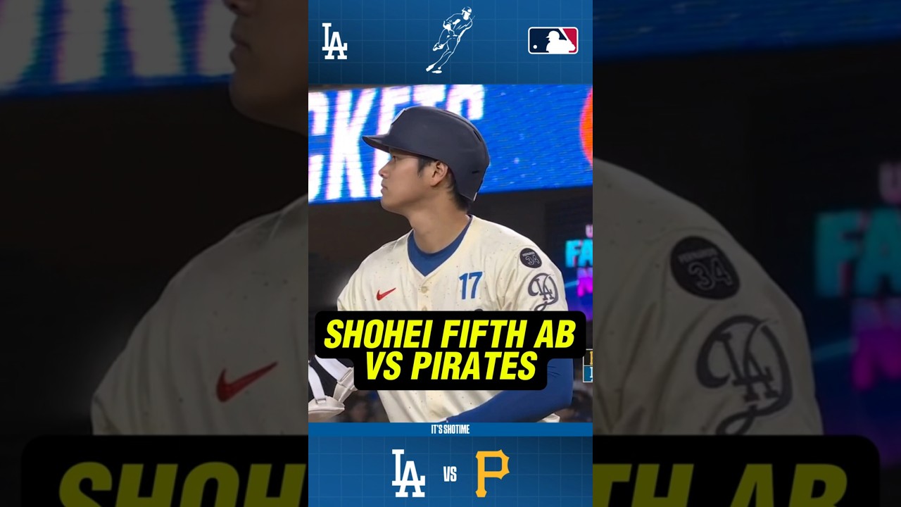 Shohei Fifth At-Bat vs Pittsburgh Pirates