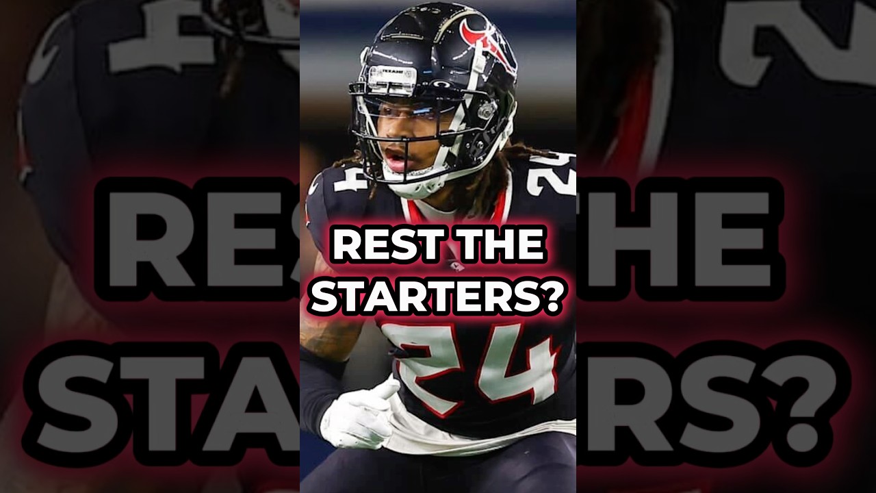Should The Texans Rest Key Starters Against The Raiders? #texans #shorts