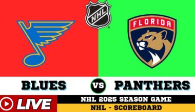 🔴LIVE : St. Louis Blues Vs Florida Panthers | NHL 2025 | NHL Live SCOREBOARD