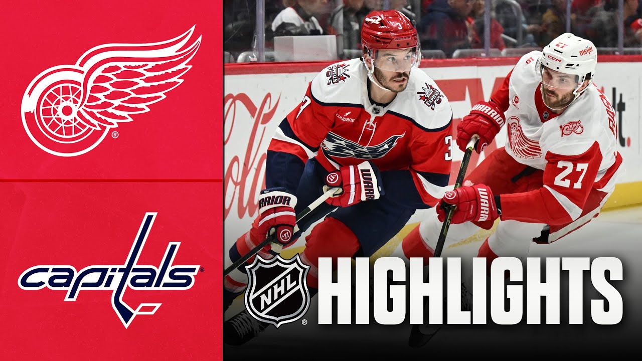 Red Wings vs. Capitals | NHL Highlights | December 20, 2025