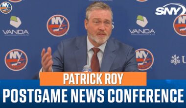 Patrick Roy on Islanders' 4-1 loss to Canucks