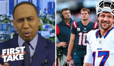 FIRST TAKE | Josh Allen makes MVP statement! - Stephen A. on Bills' comeback to beat Patriots 35-31