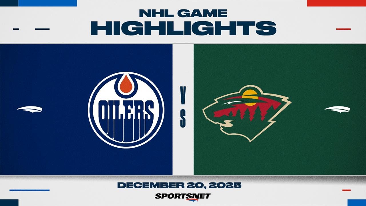 NHL Highlights | Oilers vs. Wild - December 20, 2025