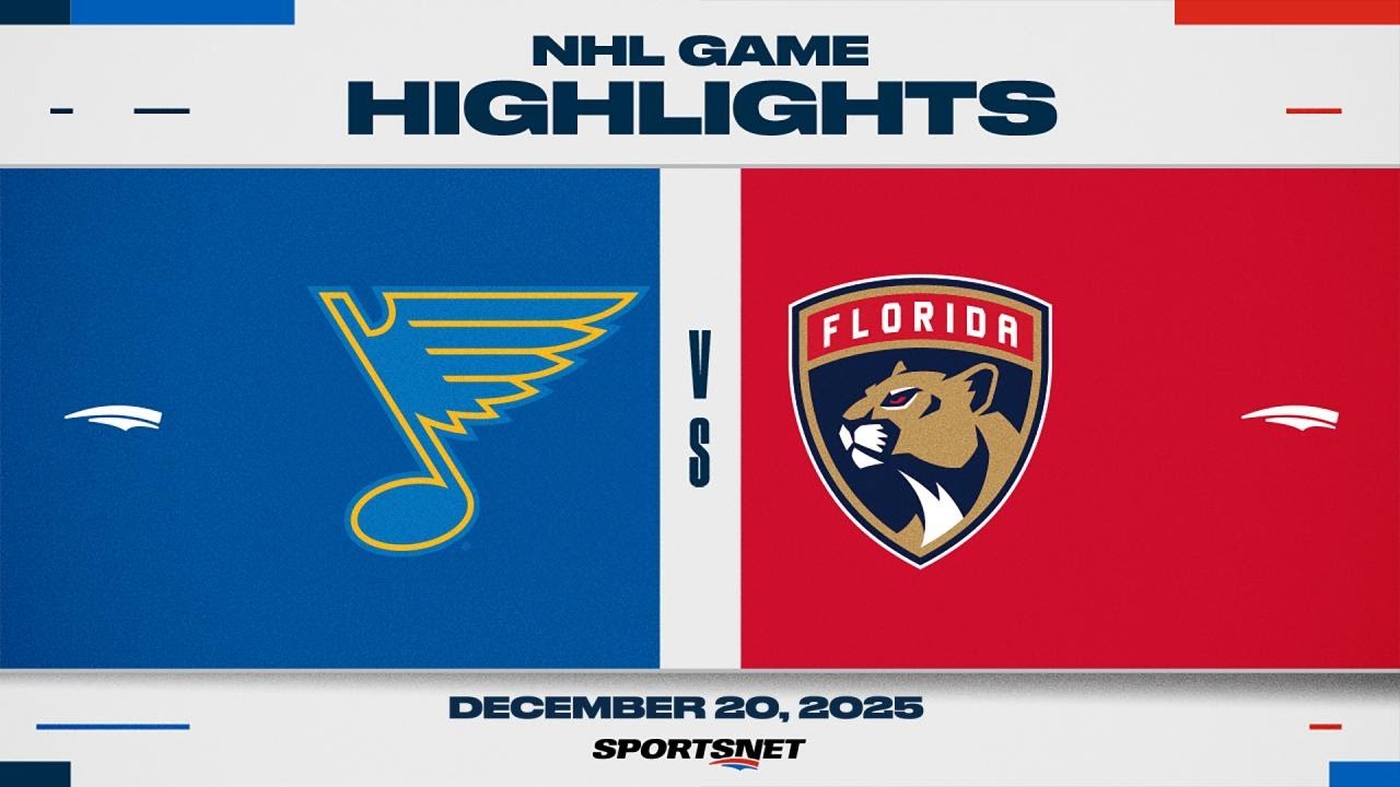 NHL Highlights | Blues vs. Panthers - December 20, 2025