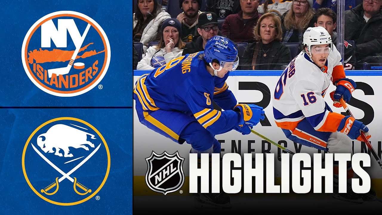 Islanders vs. Sabres | NHL Highlights | December 20, 2025
