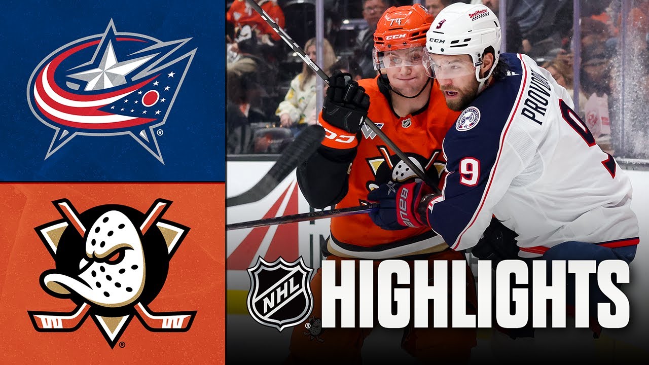 Blue Jackets vs. Ducks | NHL Highlights | December 20, 2025