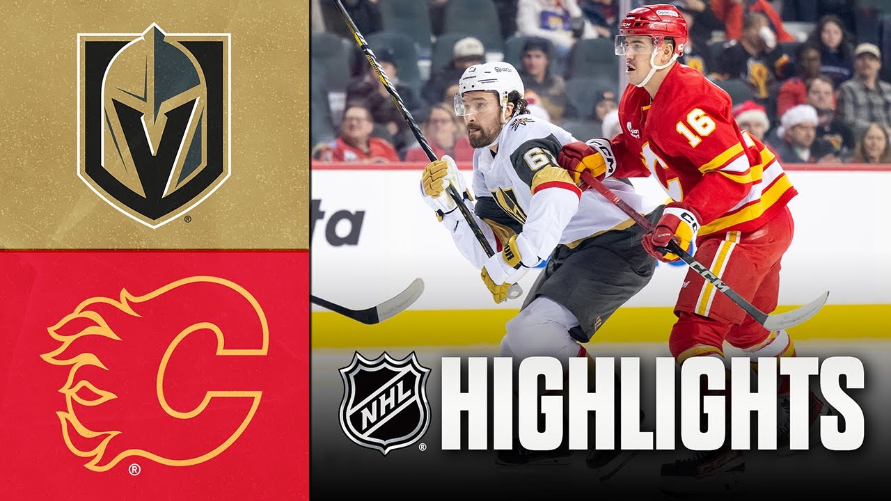 Golden Knights vs. Flames | NHL Highlights | December 20, 2025