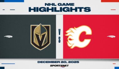 NHL Highlights | Golden Knights vs. Flames - December 20, 2025