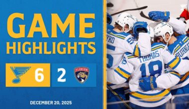 Game Highlights: Blues 6, Panthers 2