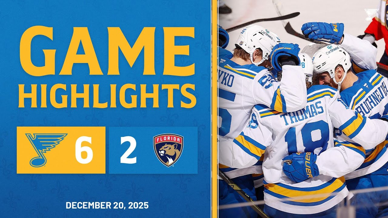 Game Highlights: Blues 6, Panthers 2