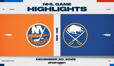 NHL Highlights | Islanders vs. Sabres - December 20, 2025