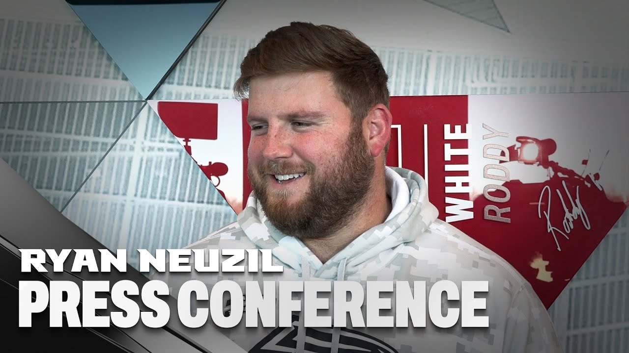 Ryan Neuzil reflects on the Atlanta Falcons win over the Tampa Bay Buccaneers | Press Conference