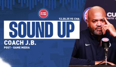 Post-Game Press Conference: J.B. Bickerstaff | Pistons vs. Hornets | 12.20.2025