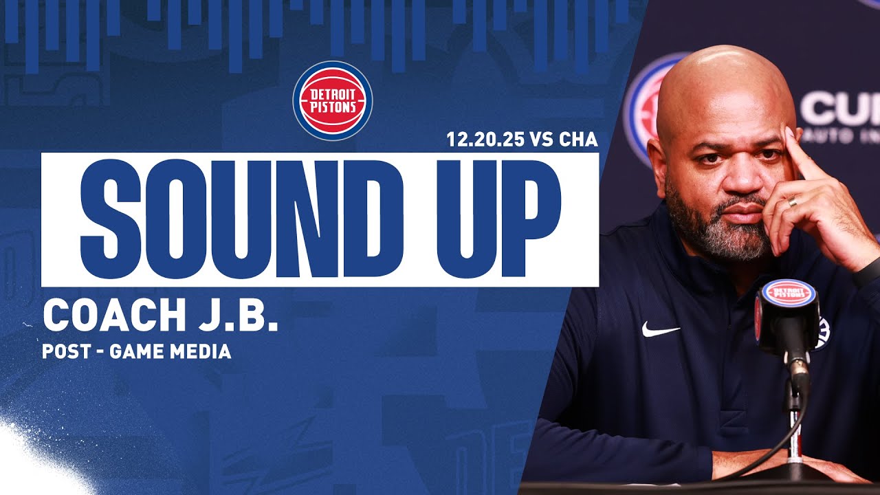 Post-Game Press Conference: J.B. Bickerstaff | Pistons vs. Hornets | 12.20.2025