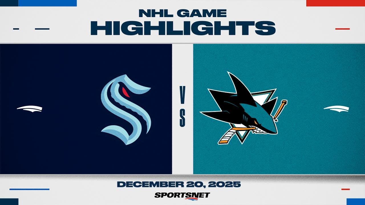 NHL Highlights | Kraken vs. Sharks - December 20, 2025